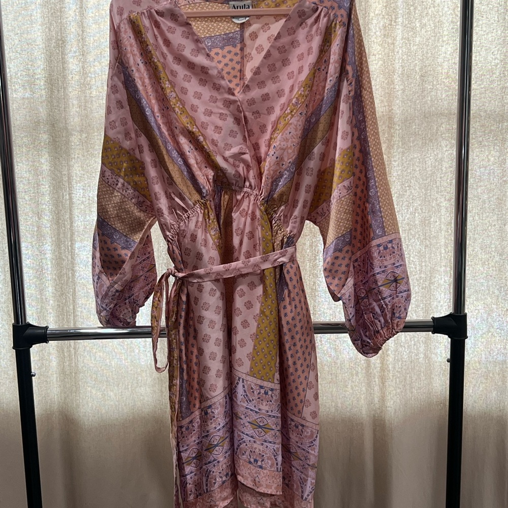 Arula Silk Patterned Dress